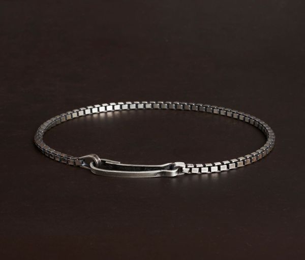 bracelet snaplink fine box chain