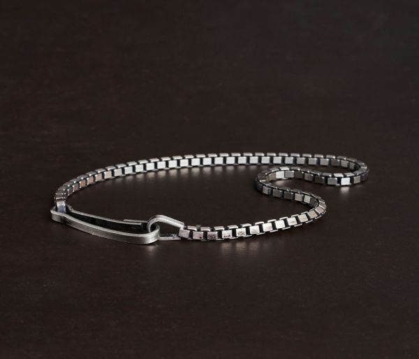 bracelet snaplink fine box chain