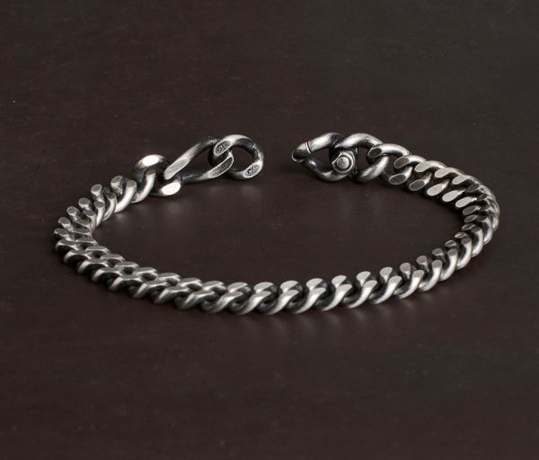 bracelet long link flat